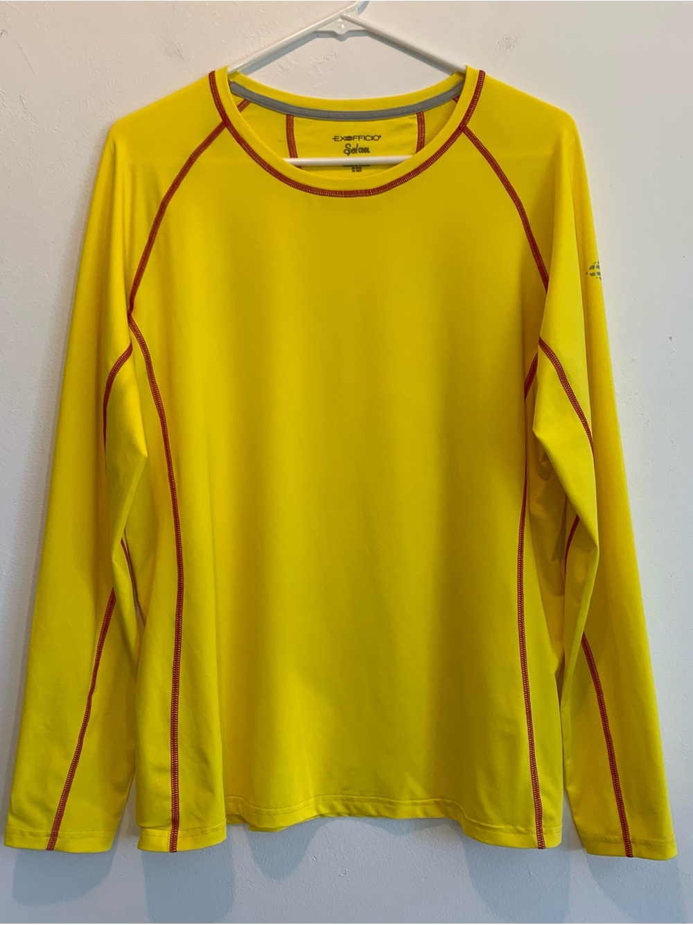 Exofficio Sol Cool Yellow Sun Shirt Swim Rashguard